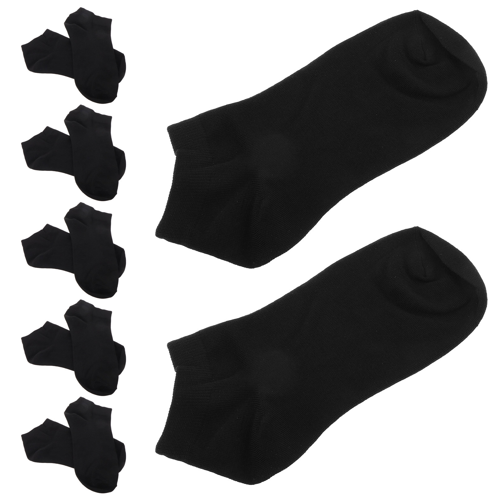 Invisibility Sock Loafer - ถุงเท้าผู้หญิงแบบซ่อน 6 คู่ ระบายอากาศได้ดี ผลิตจากผ้าฝ้ายนุ่ม เหมาะสำหรับใส่กับรองเท้าส้นสูง