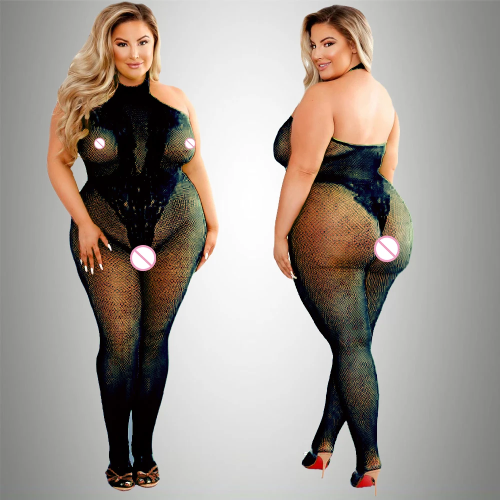 Fishnet Stocking Women - 2024 PLUS ขนาด Bodystocking ร้อน Bodysuits