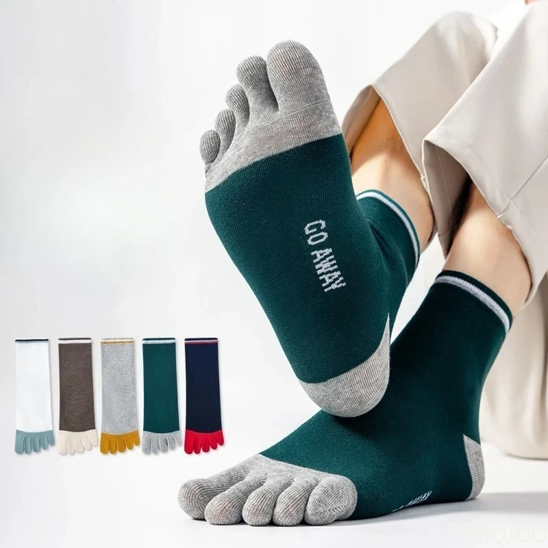ถุงเท้าผู้ชายแบบห้านิ้ว 5 คู่  - Toe Sock Split บทวิจารณ์และราคา