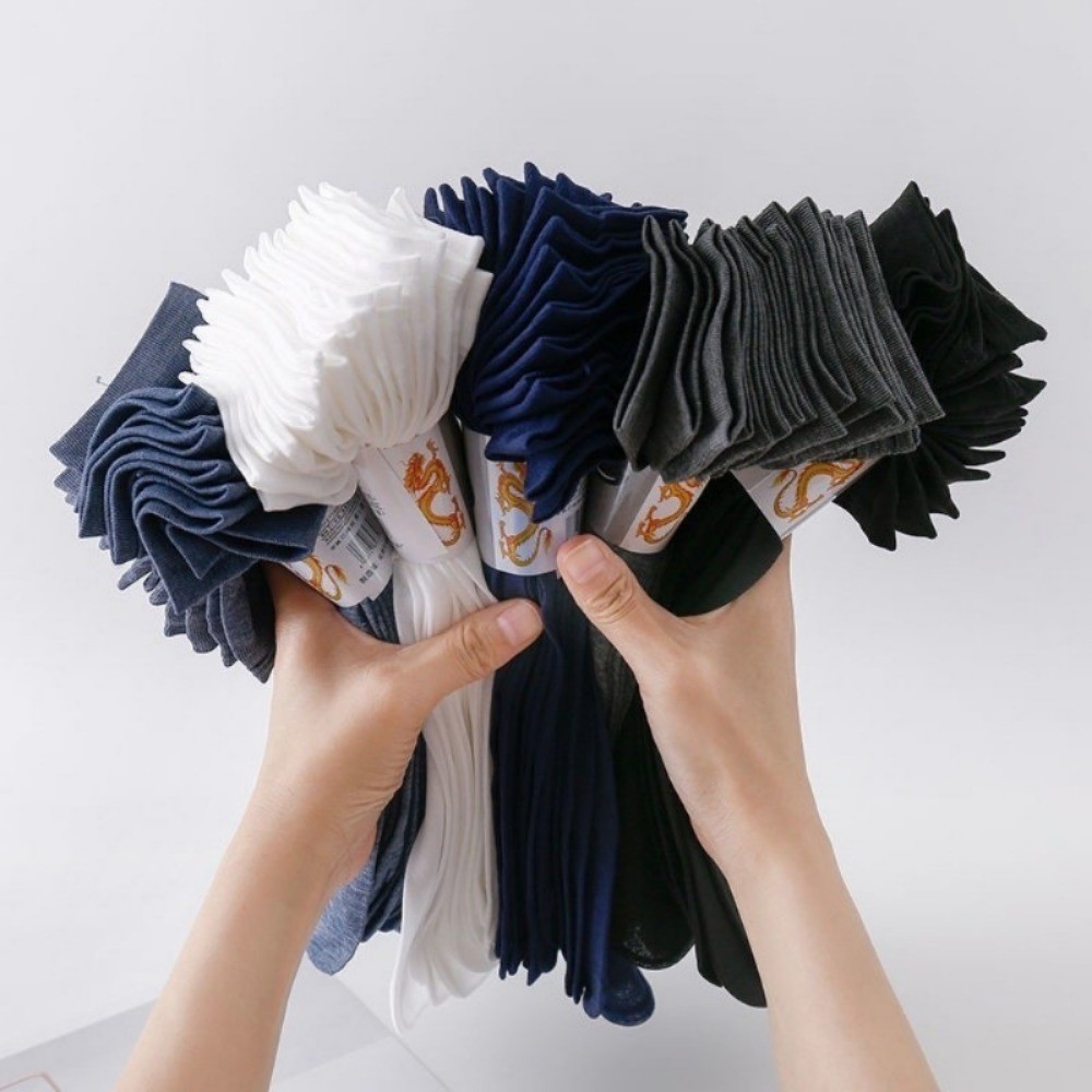 ถุงเท้าผู้ชายกันลื่น 10 คู่ สำ - Silk Sock Bamboo บทวิจารณ์และราคา