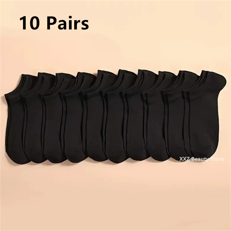 10/20/50/100 คู่ถุงเท้าสีขาวสํ - Ankle Sock Low Cut บทวิจารณ์และราคา