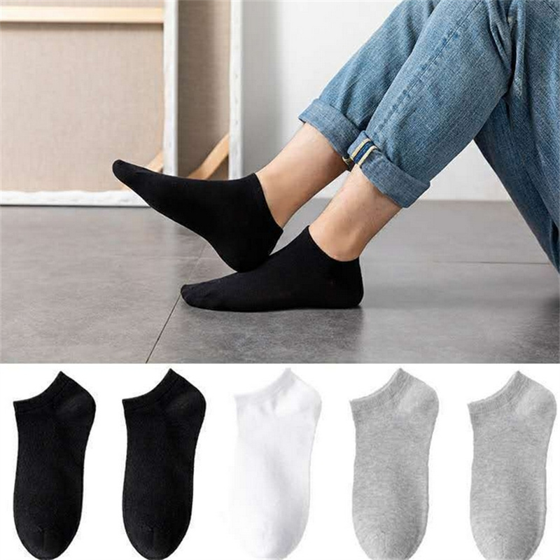 10/20/50/100 คู่ถุงเท้าสีขาวสํ - Ankle Sock Low Cut บทวิจารณ์และราคา