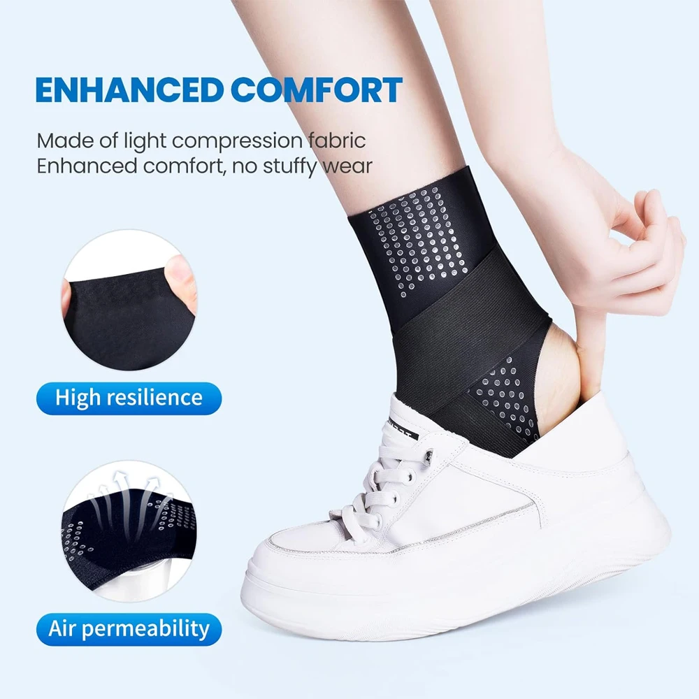1 ชิ้นการบีบอัดข้อเท้ารั้ง Sta - Ankle Brace Sock บทวิจารณ์และราคา