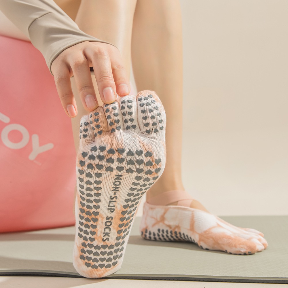 ถุงเท้าผู้หญิงแบบห้านิ้วสำหรับ - Grip Sock Yoga บทวิจารณ์และราคา