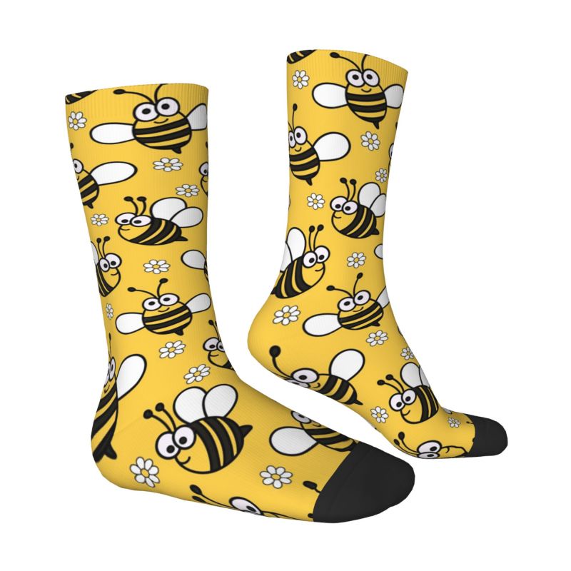 ถุงเท้าลายน้องผึ้งน่ารักแบบกำห - Dress Sock Men บทวิจารณ์และราคา