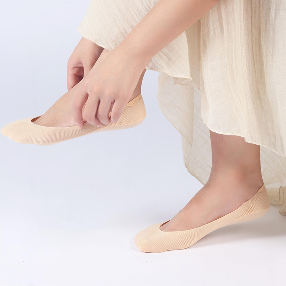 ถุงเท้าแบบไม่เห็นขอบ 6 คู่ สำห - Invisibility Sock Loafer บทวิจารณ์และราคา