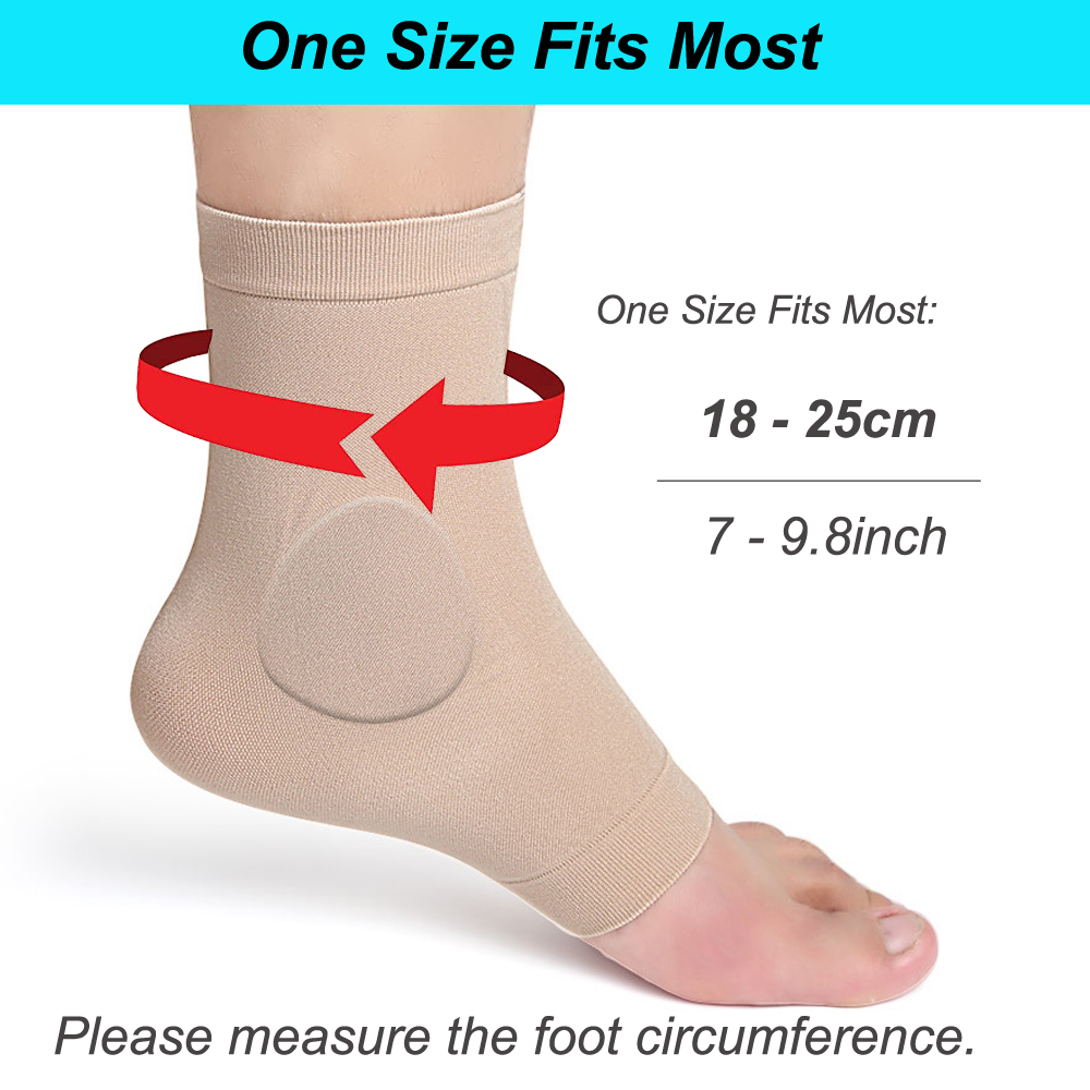 1 คู่ BOOT กันชนเจล Pad Sleeve - Ankle Brace Sock บทวิจารณ์และราคา