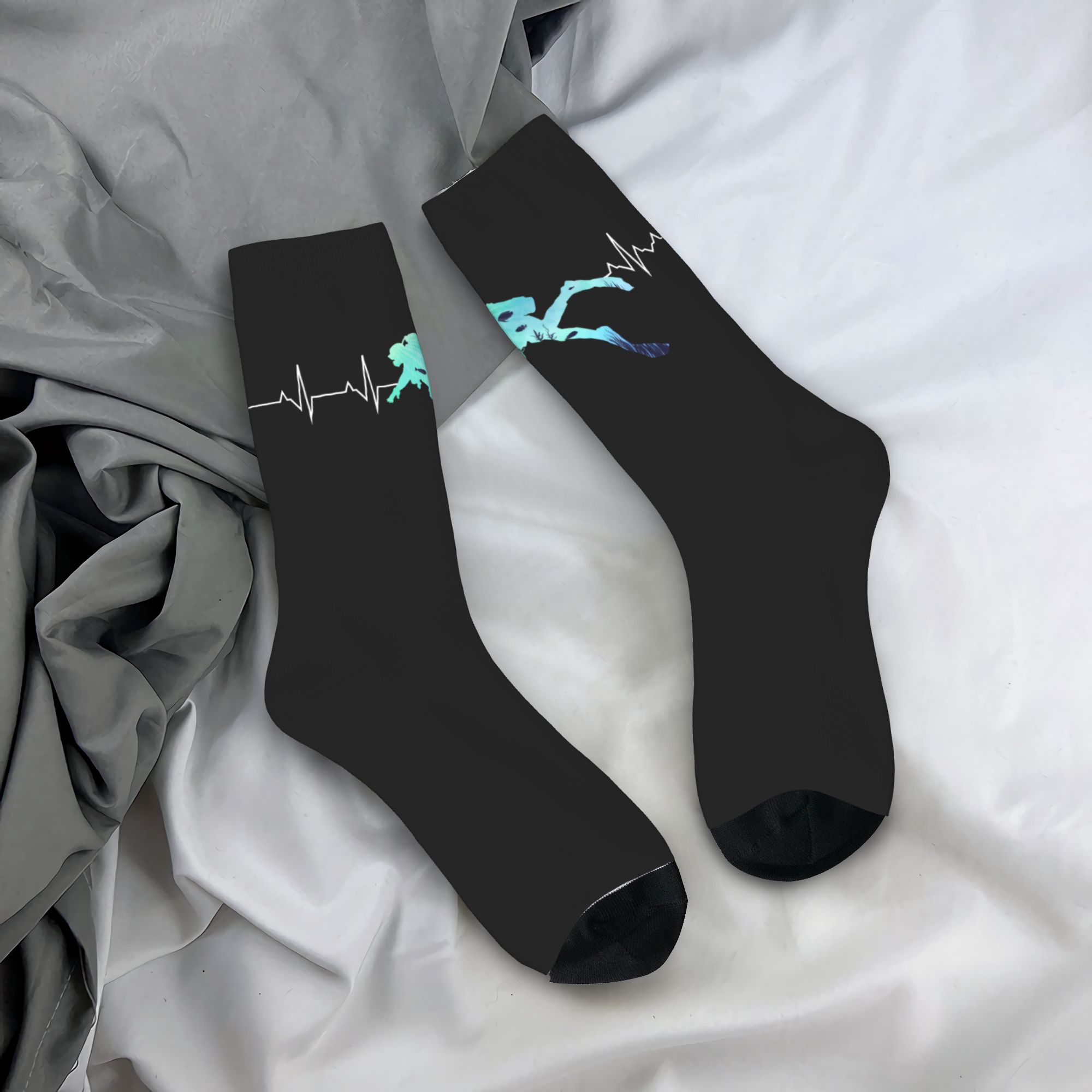 ถุงเท้าดำน้ำลายหัวใจสำหรับผู้ช - Dress Sock Men บทวิจารณ์และราคา