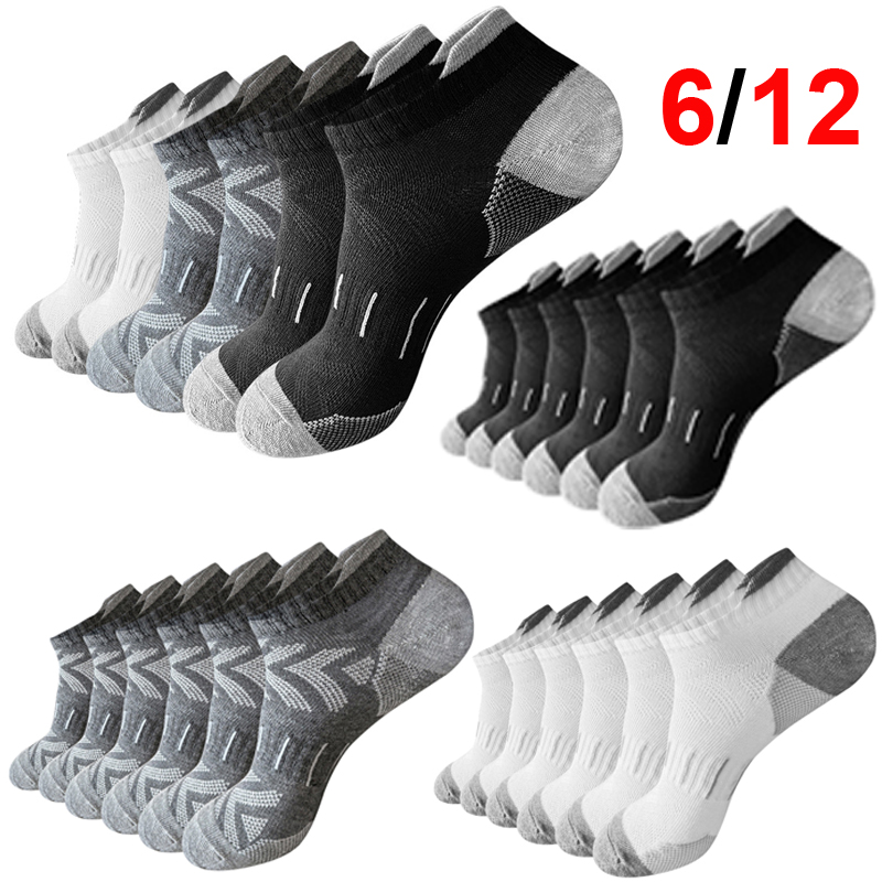 ถุงเท้าข้อเท้าลายลูกศรสำหรับผู - Athletic Sock Cushion บทวิจารณ์และราคา