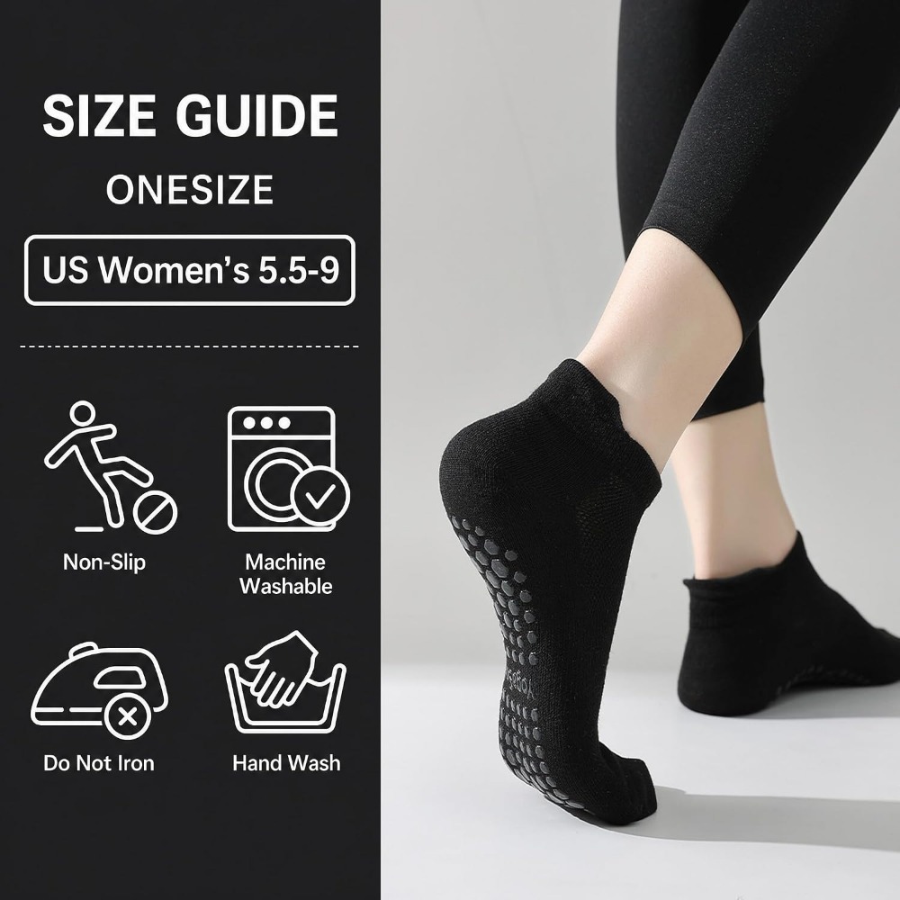 ถุงเท้ากันลื่นสำหรับผู้หญิง: เ - Grip Sock Yoga บทวิจารณ์และราคา