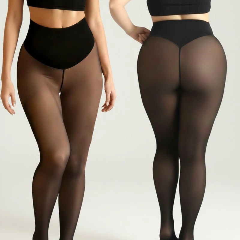 กางเกงเลกกิ้งบุขนแกะแบบไร้ตะเข - Tights Pantyhose Sheer บทวิจารณ์และราคา
