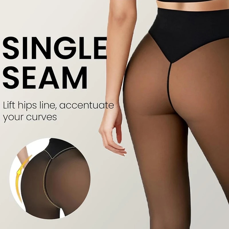 กางเกงเลกกิ้งบุขนแกะแบบไร้ตะเข - Tights Pantyhose Sheer บทวิจารณ์และราคา