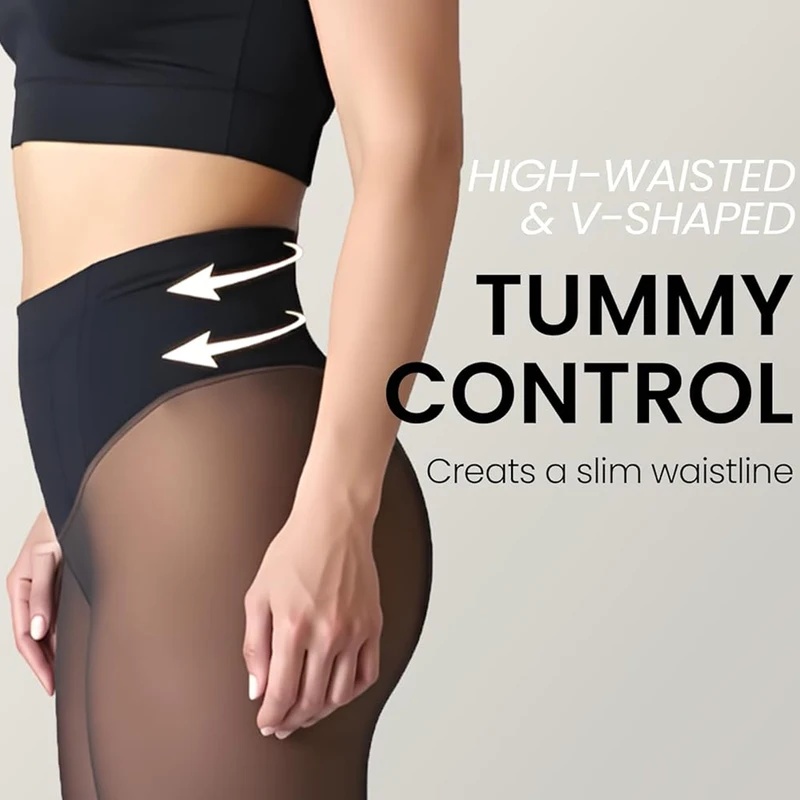 กางเกงเลกกิ้งบุขนแกะแบบไร้ตะเข - Tights Pantyhose Sheer บทวิจารณ์และราคา