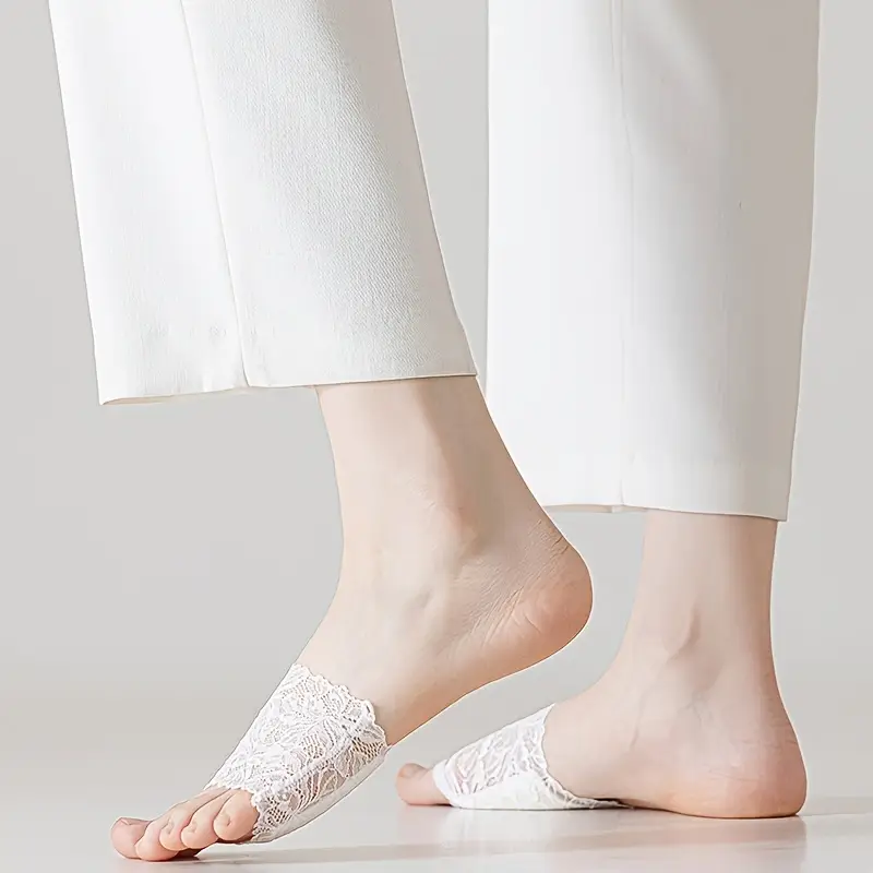 ถุงเท้าลูกไม้ผู้หญิงแบบไม่ลื่น - Invisibility Sock Loafer บทวิจารณ์และราคา