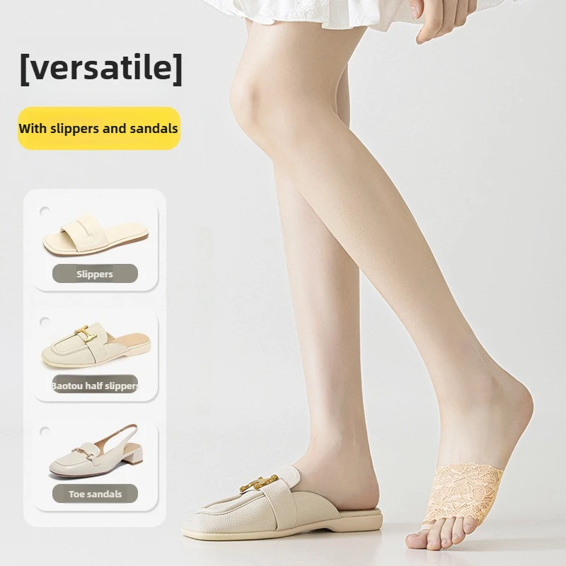 ถุงเท้าลูกไม้ผู้หญิงแบบไม่ลื่น - Invisibility Sock Loafer บทวิจารณ์และราคา