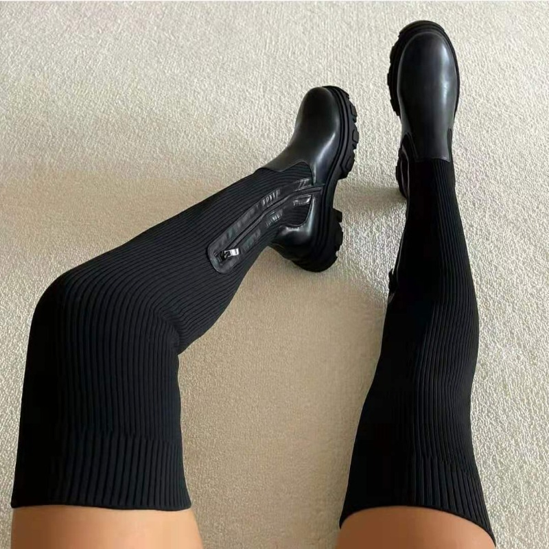 2025ฤดูหนาวรองเท้าผู้หญิงถุงเท - Knee High Sock Women บทวิจารณ์และราคา