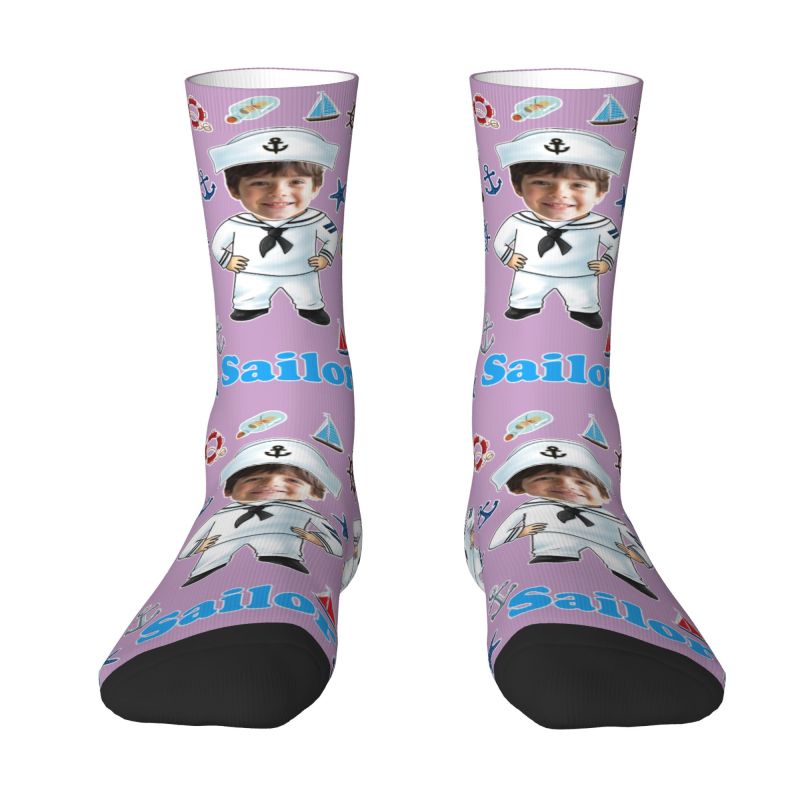 ถุงเท้าลายกัปตันเรือตลกๆ สำหรั - Dress Sock Men บทวิจารณ์และราคา