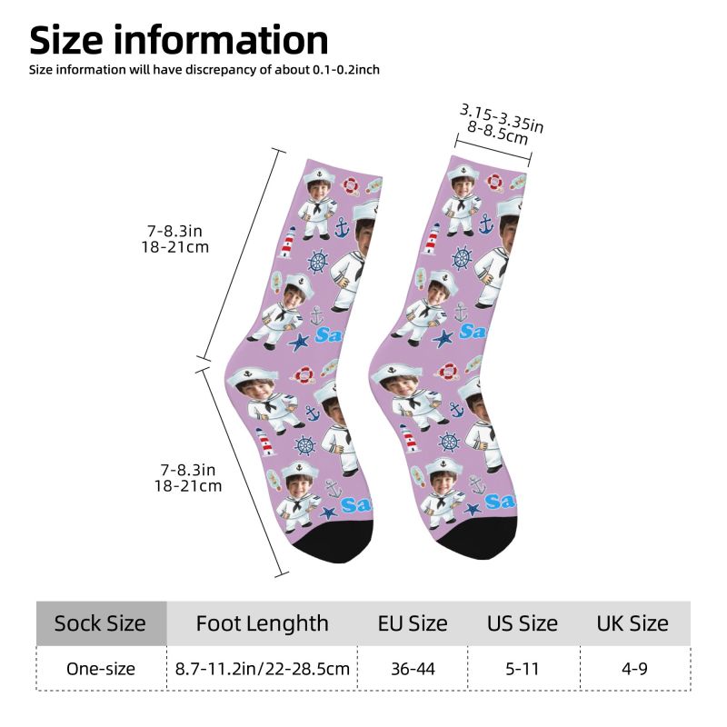 ถุงเท้าลายกัปตันเรือตลกๆ สำหรั - Dress Sock Men บทวิจารณ์และราคา